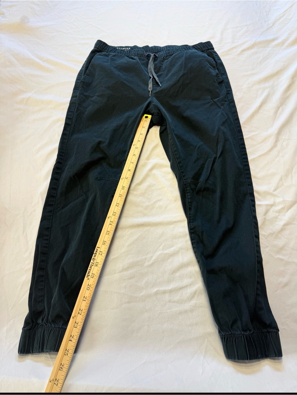 Bullhead Navy Elastic-Waist Jogger Pants